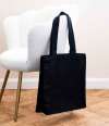 BR201 Brand Lab Everyday Square Canvas Tote Bag Black colour image